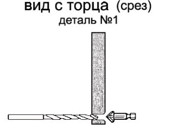 Соединение мебели с помощью конфирмата