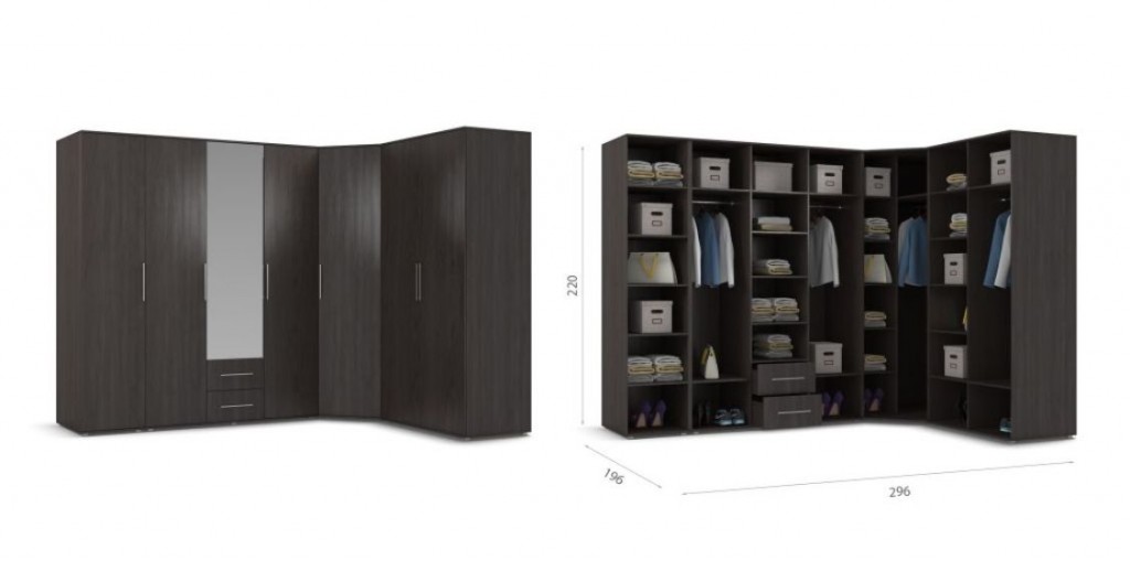 Сборка шкафа Престиж Комби-3 (Венге) от Много мебели.
